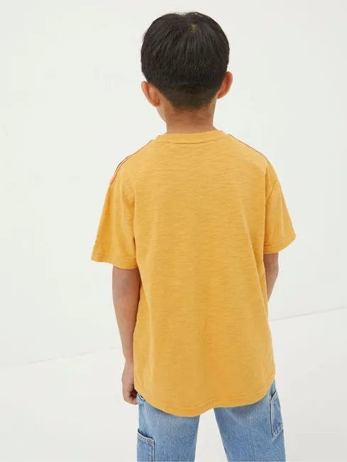 Boys Fatface TShirts and Polos Yellow Built For Summer Jersey TShirt Boys Fatface TShirts and Polos Yellow Built For Summer Jersey TShirt
