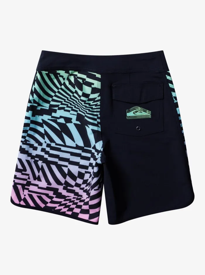 Boys Quiksilver Boardshorts Boy039s 816 Surfsilk Radical Scallop 16034 Boardshorts Black Boys Quiksilver Boardshorts Boy039s 816 Surfsilk Radical Scallop 16034 Boardshorts Black