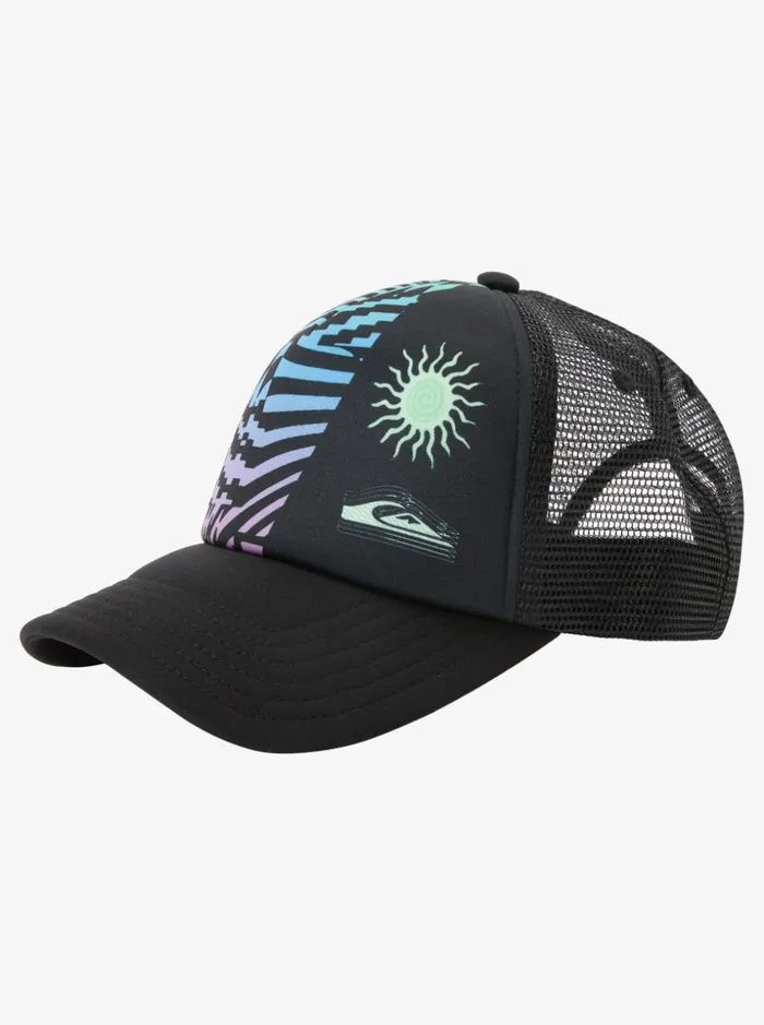 Boys Quiksilver Hats Boy039s 816 Magpie Coop Snapback Hat Black