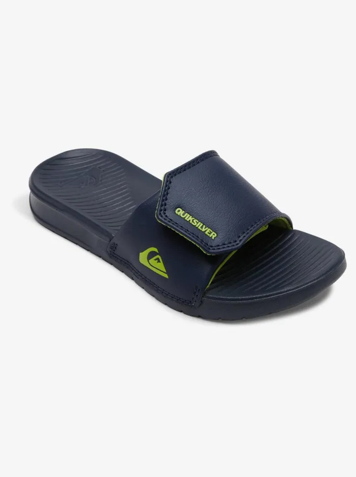 Boys Quiksilver Sandals Boy039s 816 Bright Coast Adjust Sliders Bluebluegreen