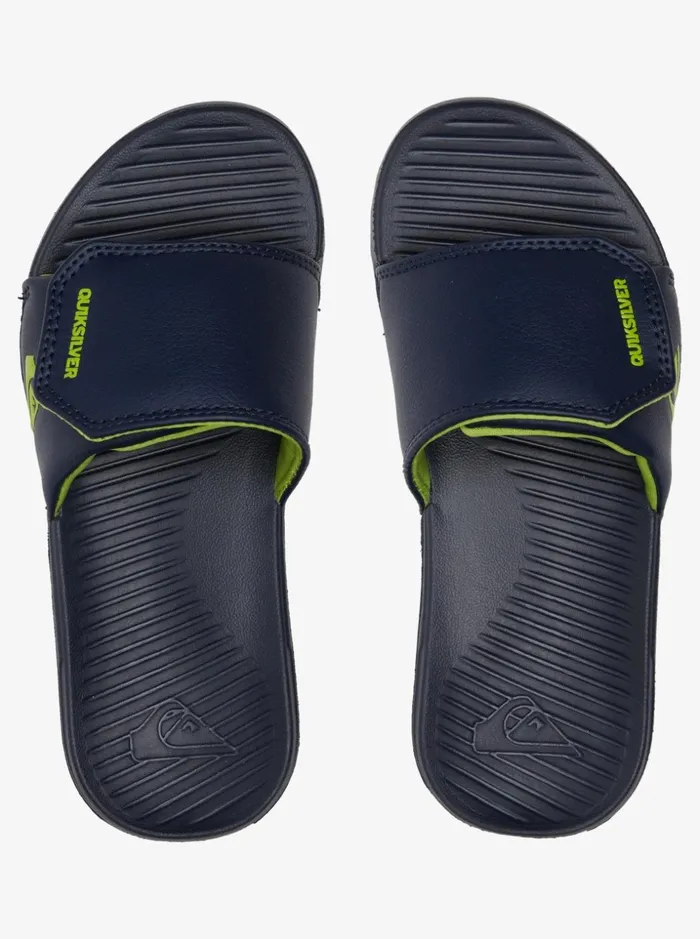 Boys Quiksilver Sandals Boy039s 816 Bright Coast Adjust Sliders Bluebluegreen Boys Quiksilver Sandals Boy039s 816 Bright Coast Adjust Sliders Bluebluegreen