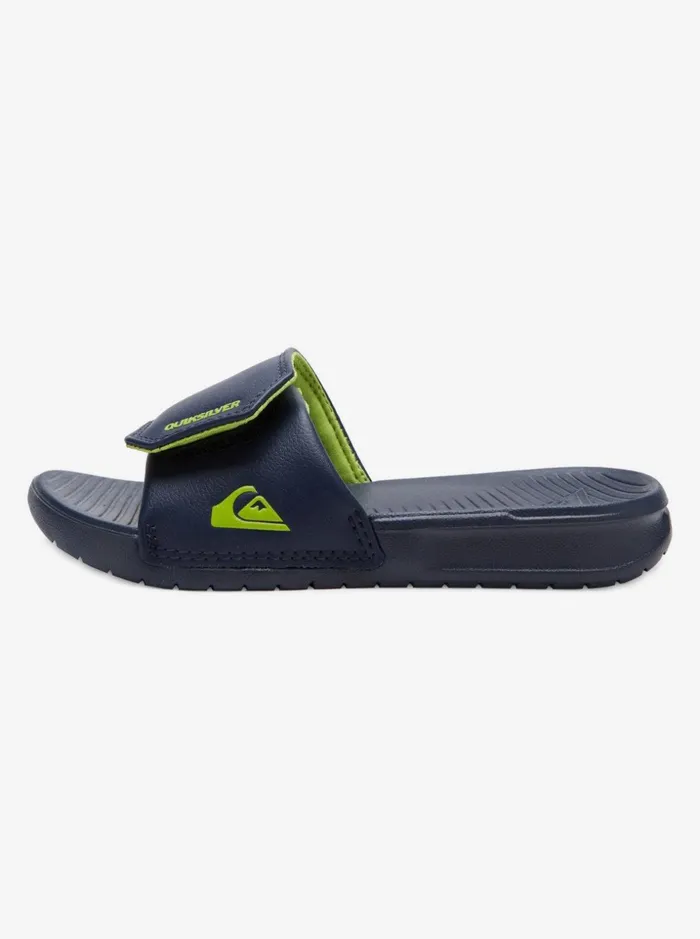 Boys Quiksilver Sandals Boy039s 816 Bright Coast Adjust Sliders Bluebluegreen Boys Quiksilver Sandals Boy039s 816 Bright Coast Adjust Sliders Bluebluegreen