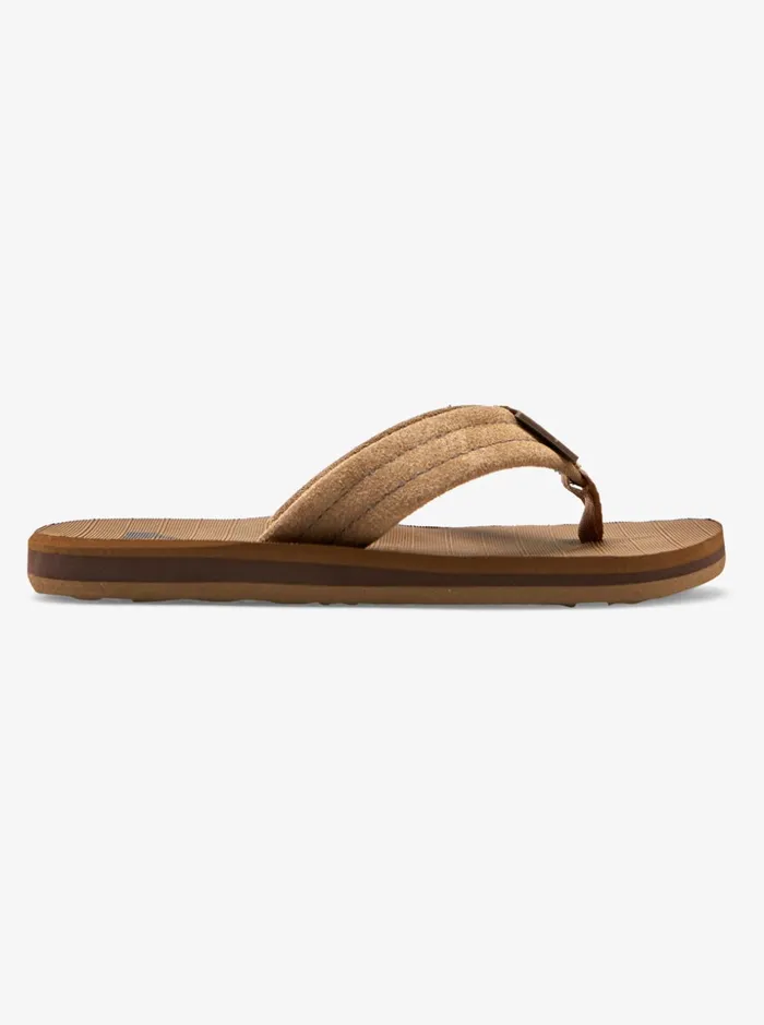 Boys Quiksilver Sandals Boy039s 816 Carver Suede Leather Sandals Tan 8211 Solid Boys Quiksilver Sandals Boy039s 816 Carver Suede Leather Sandals Tan 8211 Solid
