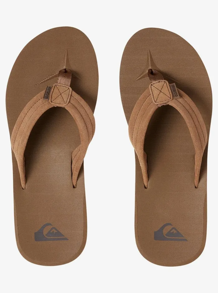 Boys Quiksilver Sandals Boy039s 816 Carver Suede Leather Sandals Tan 8211 Solid Boys Quiksilver Sandals Boy039s 816 Carver Suede Leather Sandals Tan 8211 Solid