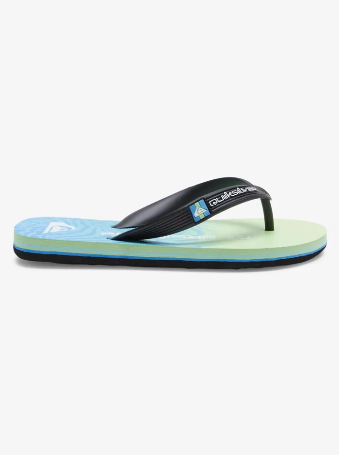 Boys Quiksilver Sandals Boy039s 816 Molokai FlipFlops Bluebluegreen Boys Quiksilver Sandals Boy039s 816 Molokai FlipFlops Bluebluegreen