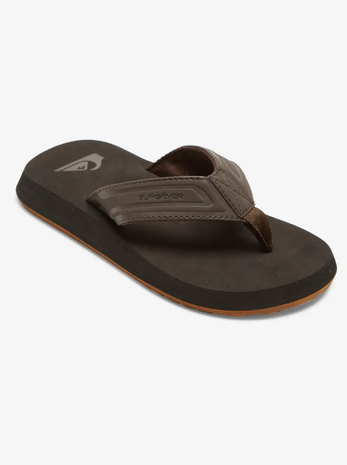 Boys Quiksilver Sandals Boy039s 816 Monkey Wrench Core Sandals Brown 1