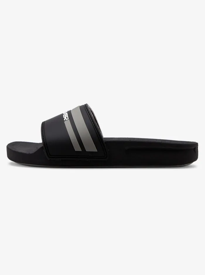 Boys Quiksilver Sandals Boy039s 816 Rivi Slide Sliders Blackgreyblack Boys Quiksilver Sandals Boy039s 816 Rivi Slide Sliders Blackgreyblack