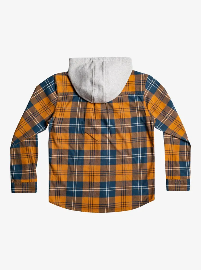 Boys Quiksilver Shirts Boy039s 816 Halidon Hooded Long Sleeve Shirt Brown Sugar Harelaw Boys Quiksilver Shirts Boy039s 816 Halidon Hooded Long Sleeve Shirt Brown Sugar Harelaw