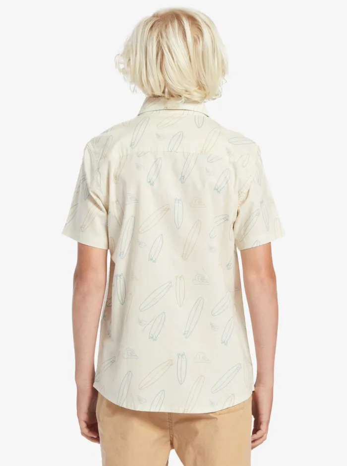 Boys Quiksilver Shirts Where Is My Board Short Sleeve Shirt Birch Wheres My Board Boys Quiksilver Shirts Where Is My Board Short Sleeve Shirt Birch Wheres My Board