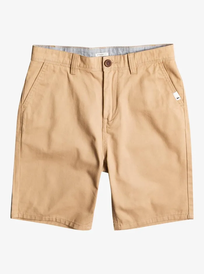 Boys Quiksilver Shorts Boy039s 816 Everyday 17034 Chino Shorts Incense
