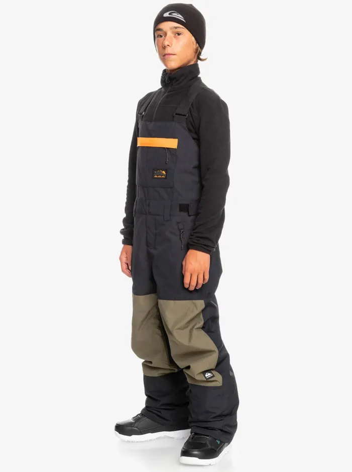 Boys Quiksilver Snow Pants Boy039s 816 Mash Up Insulated Snow Bib Pants True Black Boys Quiksilver Snow Pants Boy039s 816 Mash Up Insulated Snow Bib Pants True Black