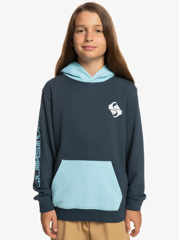 Boys Quiksilver Sweatshirts and Hoodies Boy039s 816 Color Flow Hoodie Midnight Navy Boys Quiksilver Sweatshirts and Hoodies Boy039s 816 Color Flow Hoodie Midnight Navy