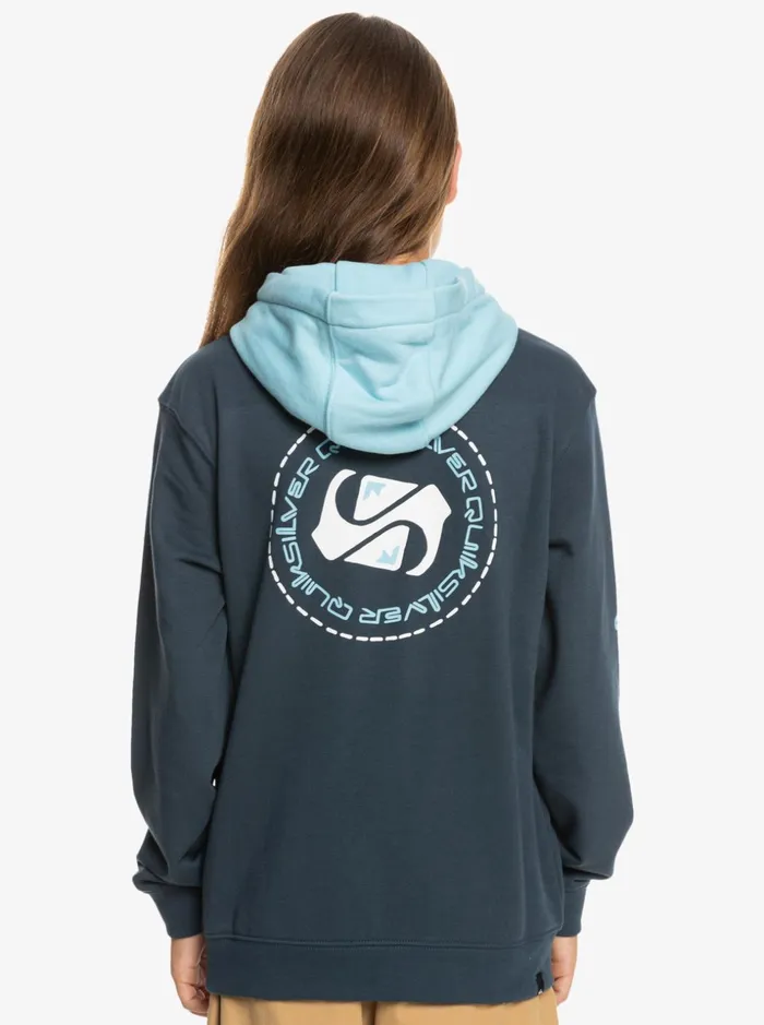 Boys Quiksilver Sweatshirts and Hoodies Boy039s 816 Color Flow Hoodie Midnight Navy Boys Quiksilver Sweatshirts and Hoodies Boy039s 816 Color Flow Hoodie Midnight Navy