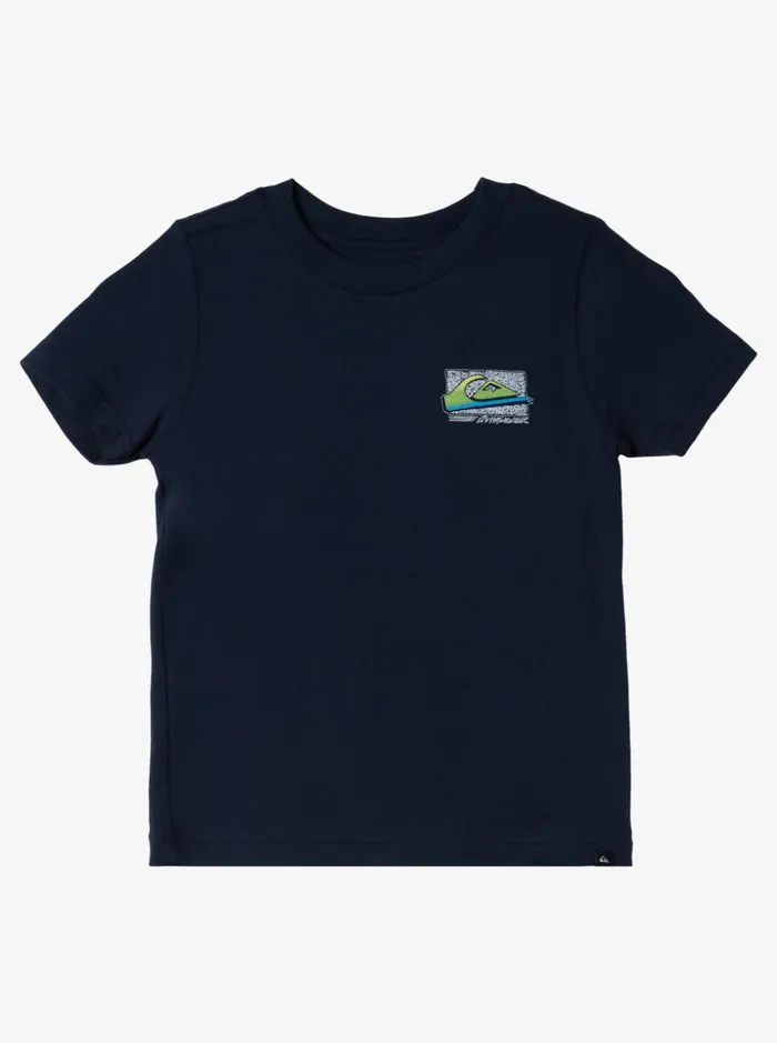 Boys Quiksilver Tees Boy039s 27 Retro Fade Tshirt Navy Blazer