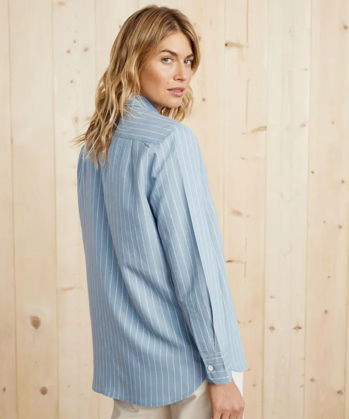 ButtonUps Women Jenni Kayne Boyfriend Shirt Blue Stripe