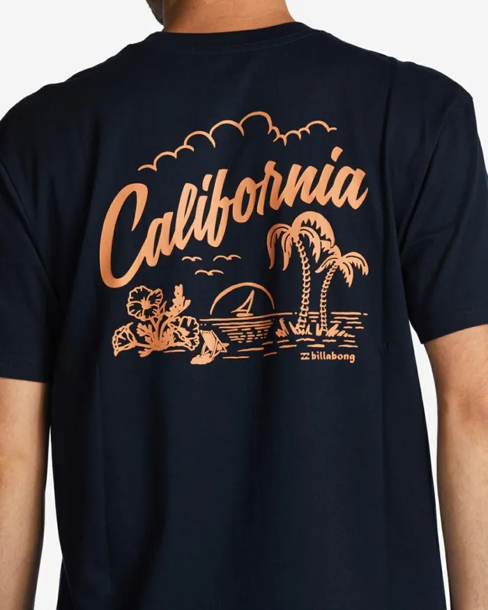 CA Greeter TShirt Navy Men Billabong TShirts
