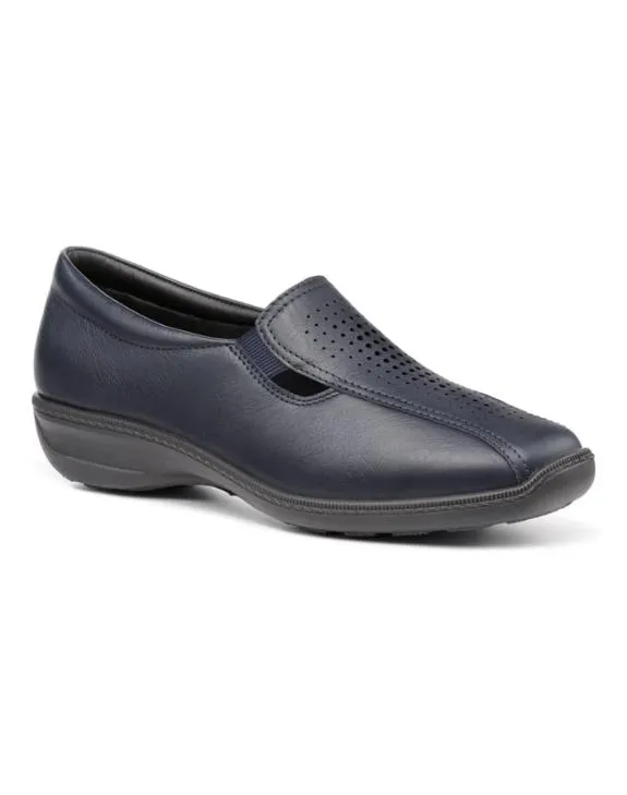 Calypso II Shoes Navy Women Hotter Flat Shoes