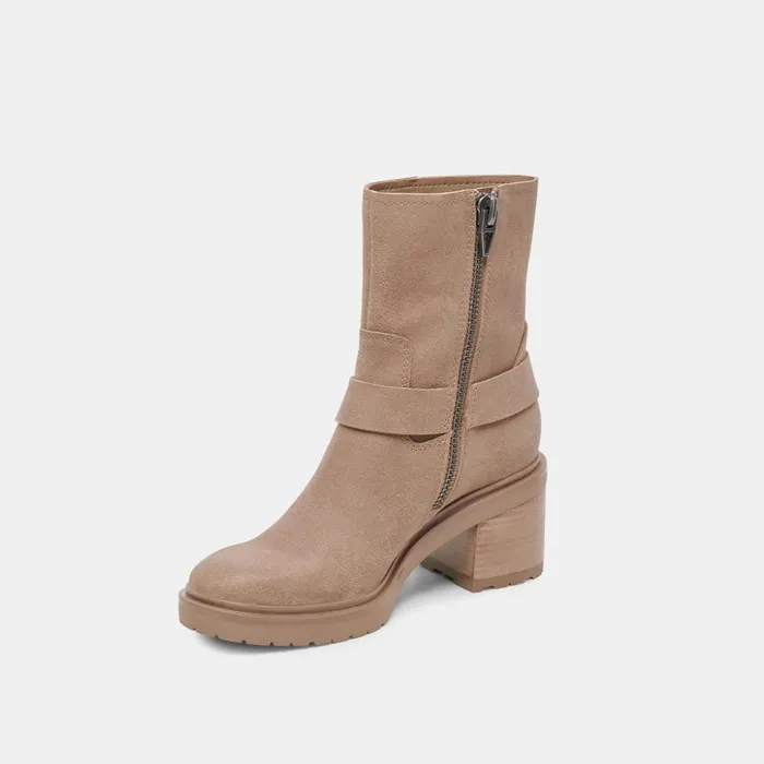Camros Boots Truffle Suede Women Dolce Vita Boots and Booties