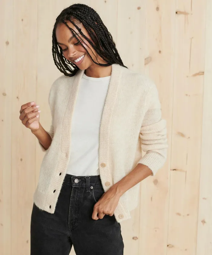 Cardigans Women Jenni Kayne Boyfriend Cardigan Sand