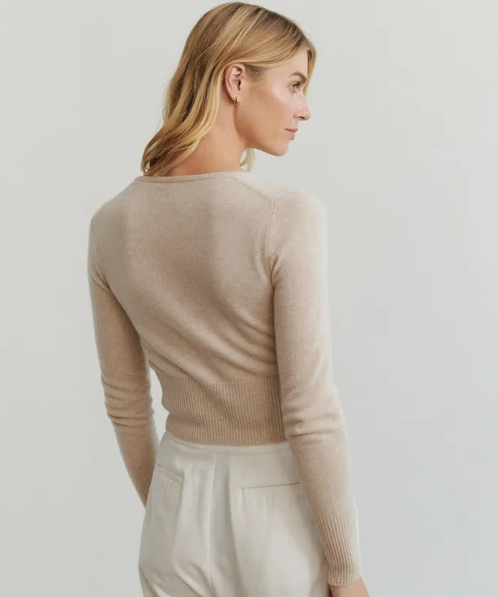 Cardigans Women Jenni Kayne Cashmere Finley Cardigan Oatmeal