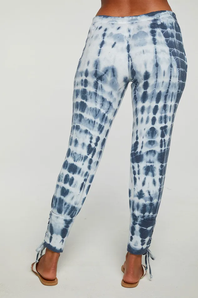 Cashmere Fleece Lace Up Cuffed Jogger Bottoms Chaser Brand Womens