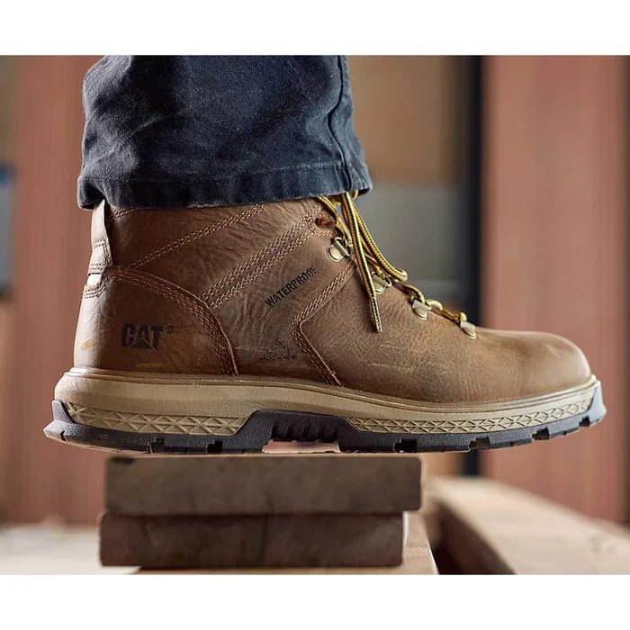 Cat Footwear Alloy Toe Men039s Exposition Hiker Waterproof Alloy Toe Work Boot Pyramid 8211 Men