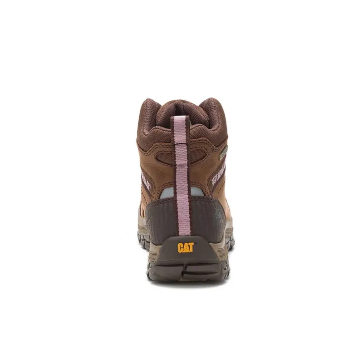 Cat Footwear Boots Women039s Ally Waterproof Composite Toe Work Boot Brown 8211 Women