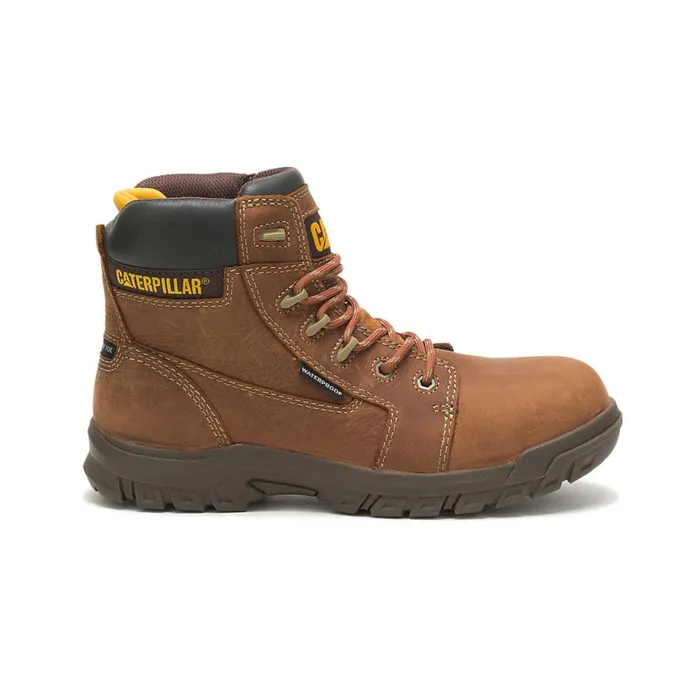 Cat Footwear Composite Toe Women039s Resorption Waterproof Composite Toe Work Boot Brown 8211 Women Cat Footwear Composite Toe Women039s Resorption Waterproof Composite Toe Work Boot Brown 8211 Women