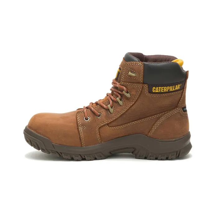 Cat Footwear Composite Toe Women039s Resorption Waterproof Composite Toe Work Boot Brown 8211 Women