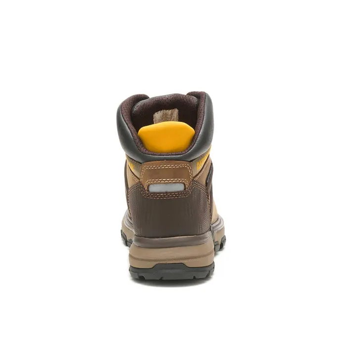Cat Footwear Soft Toe Men039s Excavator Superlite Waterproof Soft Toe Work Boot Dark Beige 8211 Men