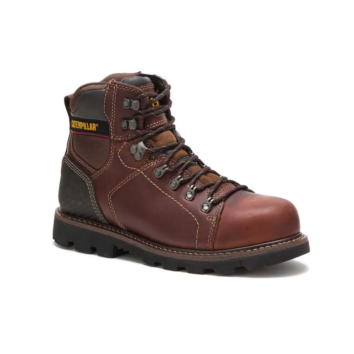 Cat Footwear Steel Toe Men039s Alaska 20 Steel Toe Work Boot Brown 8211 Men