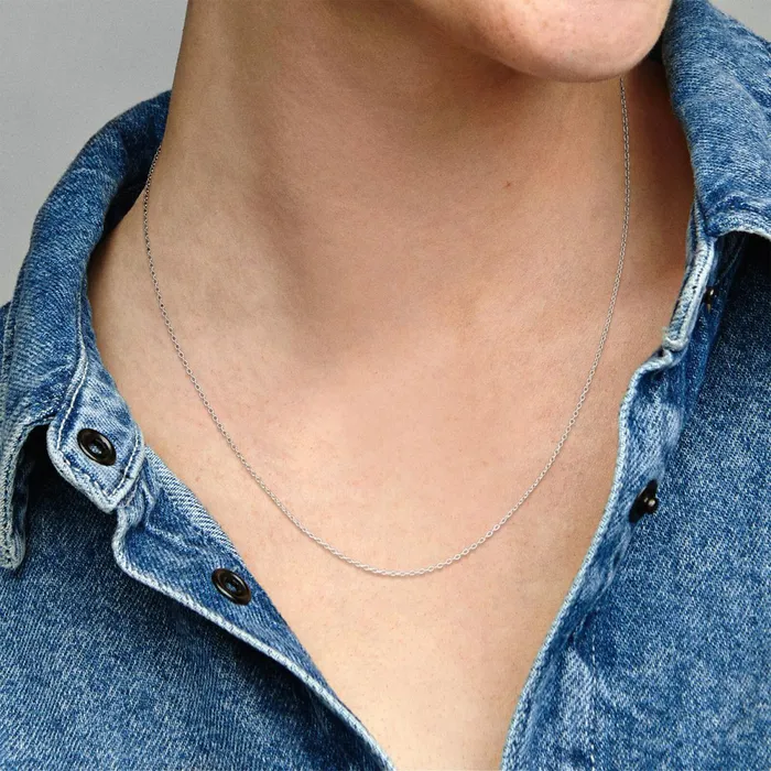 Chain Necklaces Women Pandora Classic Cable Chain Necklace Sterling Silver