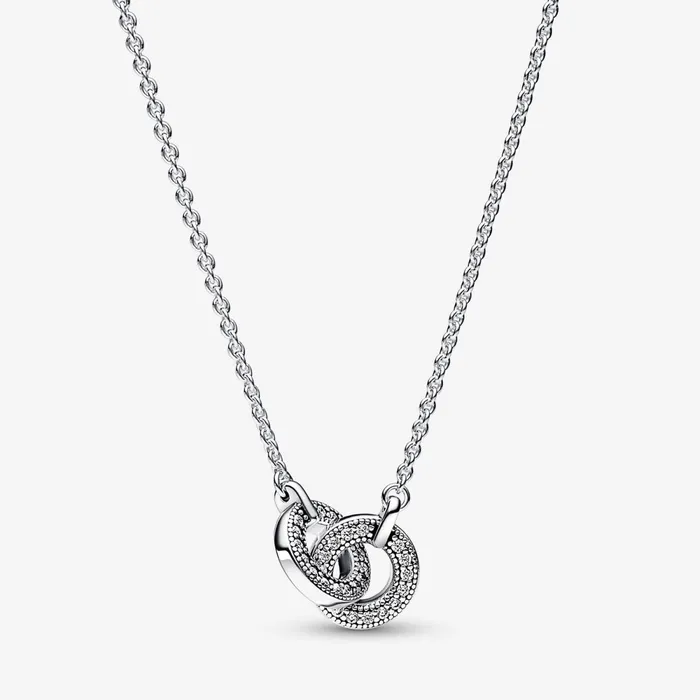 Chain Necklaces Women Pandora Online Signature Intertwined Pav Pendant Necklace