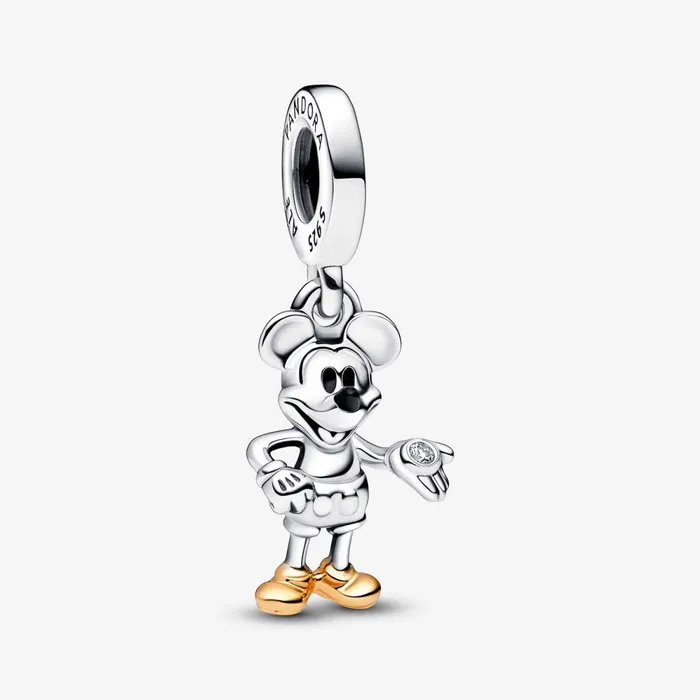 Charm Bracelets Women Pandora Disney 100th Anniversary Mickey Mouse Dangle Charm and Bracelet Gift Set