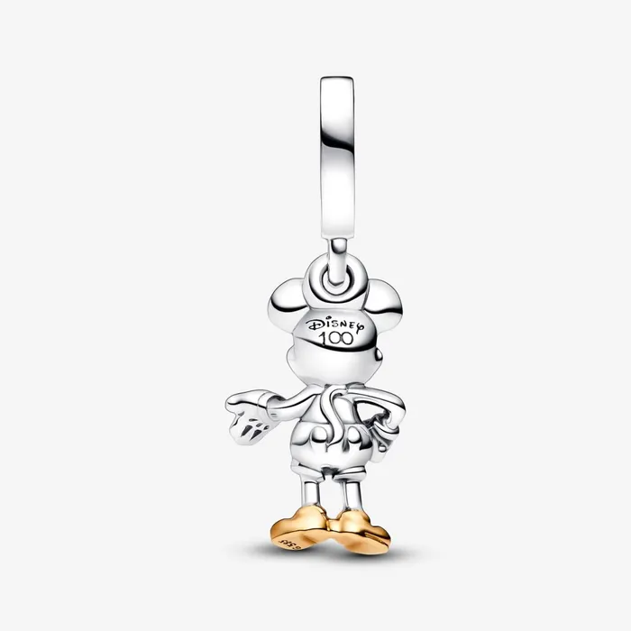 Charm Bracelets Women Pandora Disney 100th Anniversary Mickey Mouse Dangle Charm and Bracelet Gift Set