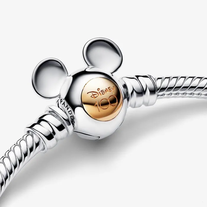 Charm Bracelets Women Pandora Disney 100th Anniversary Mickey Mouse Dangle Charm and Bracelet Gift Set