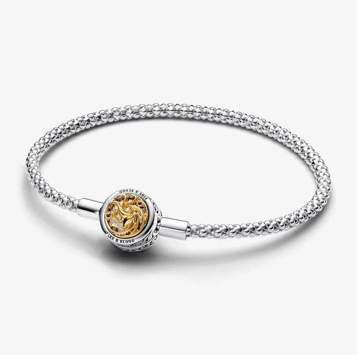 Charm Bracelets Women Pandora Game Of Thrones House Sigil Clasp Pandora Moments Studded Chain Bracelet