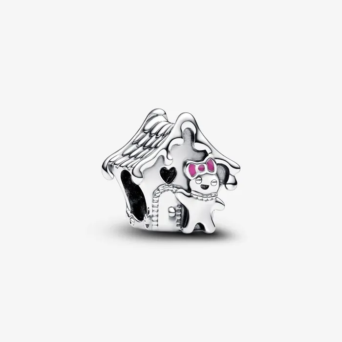 Charm Bracelets Women Pandora Gingerbread Candy Cane HeartBracelet Set