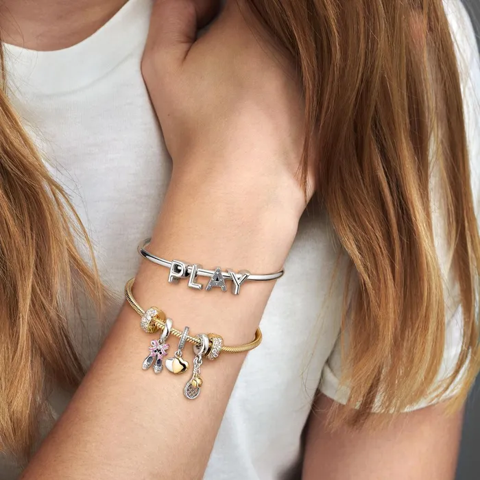 Charm Bracelets Women Pandora Online Moments Snake Chain Bracelet Gold Plated