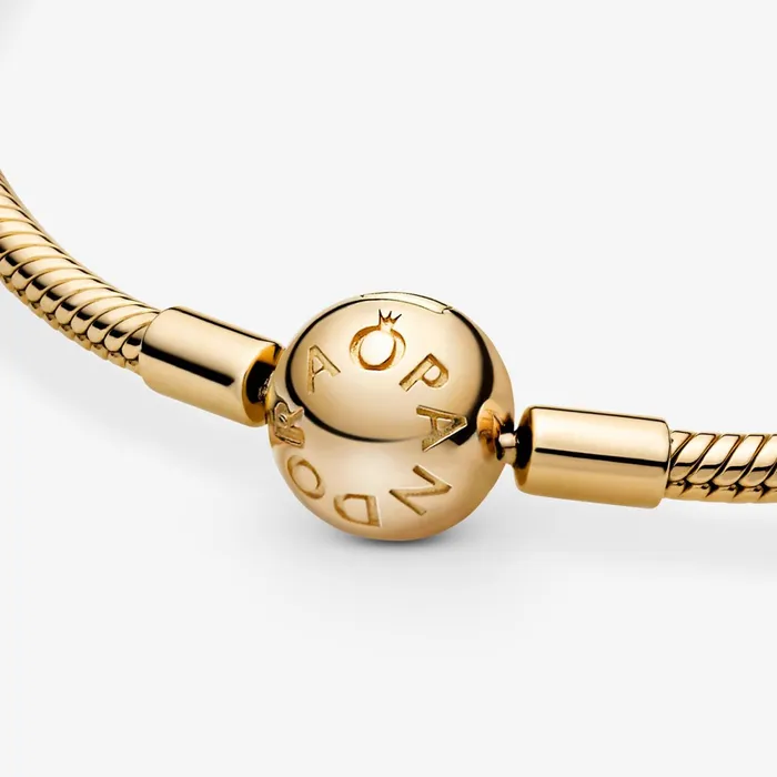 Charm Bracelets Women Pandora Online Moments Snake Chain Bracelet Gold Plated