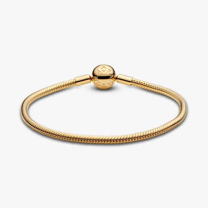 Charm Bracelets Women Pandora Online Moments Snake Chain Bracelet Gold Plated