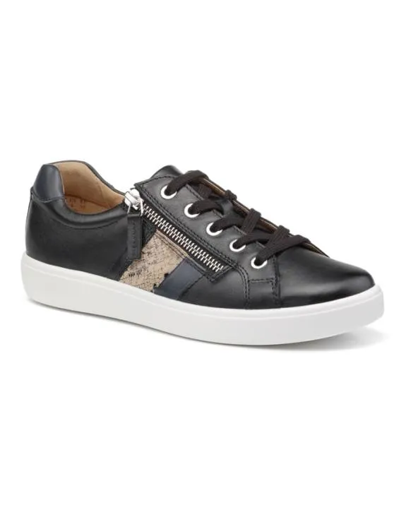 Chase Shoes Black Snake Women Hotter Flat Shoes
