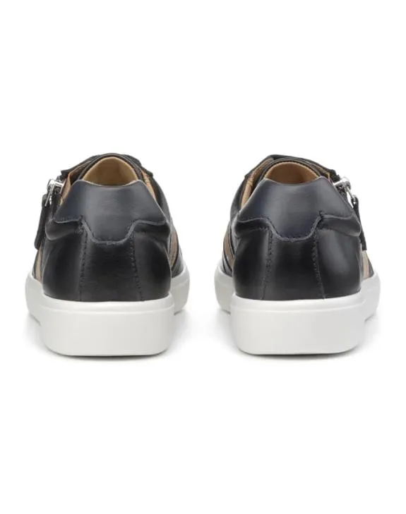 Chase Shoes Black Snake Women Hotter Flat Shoes