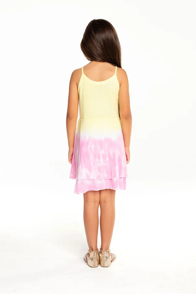 Chaser Brand Dresses and Skirts Girls Baby Rib Flouncy Cami Mini Dress