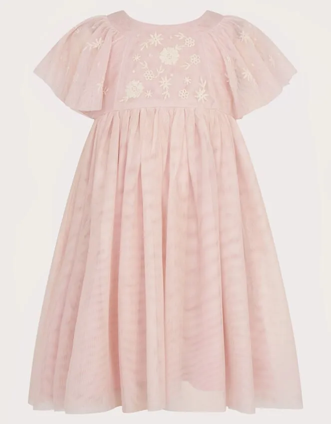 Children Baby Giselle Floral Dress Pink Monsoon Dresses