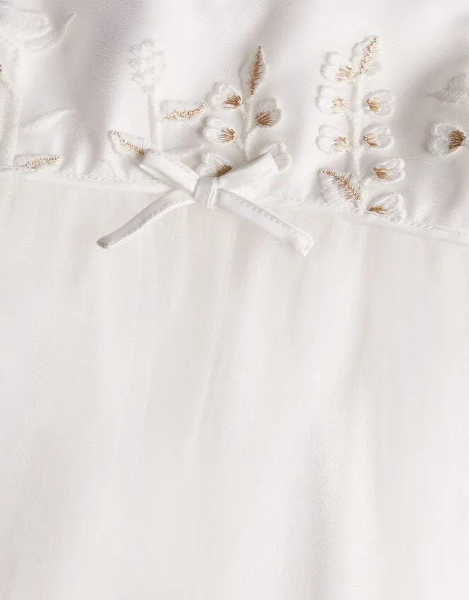 Children Baby Lilly Embroidered Meadow Maxi Dress Ivory Monsoon Dresses