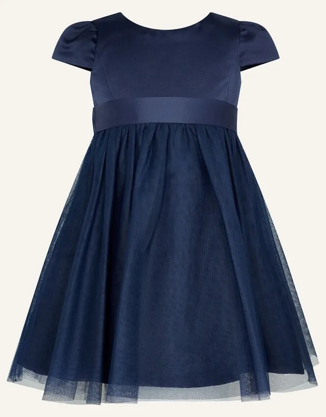 Children Baby Tulle Bridesmaid Dress Blue Monsoon Dresses