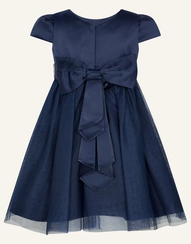 Children Baby Tulle Bridesmaid Dress Blue Monsoon Dresses