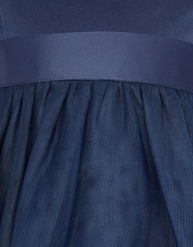 Children Baby Tulle Bridesmaid Dress Blue Monsoon Dresses