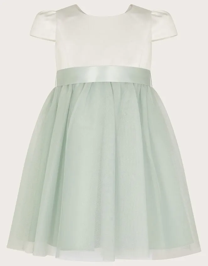 Children Baby Tulle Bridesmaid Dress Green Monsoon Dresses